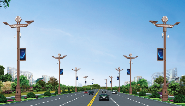智能多功能燈桿，照亮未來城市！