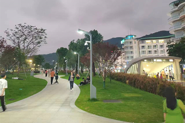 深圳大梅沙片區(qū)項(xiàng)目項(xiàng)目合計(jì)100余套智慧路燈，助力智慧景區(qū)建設(shè)